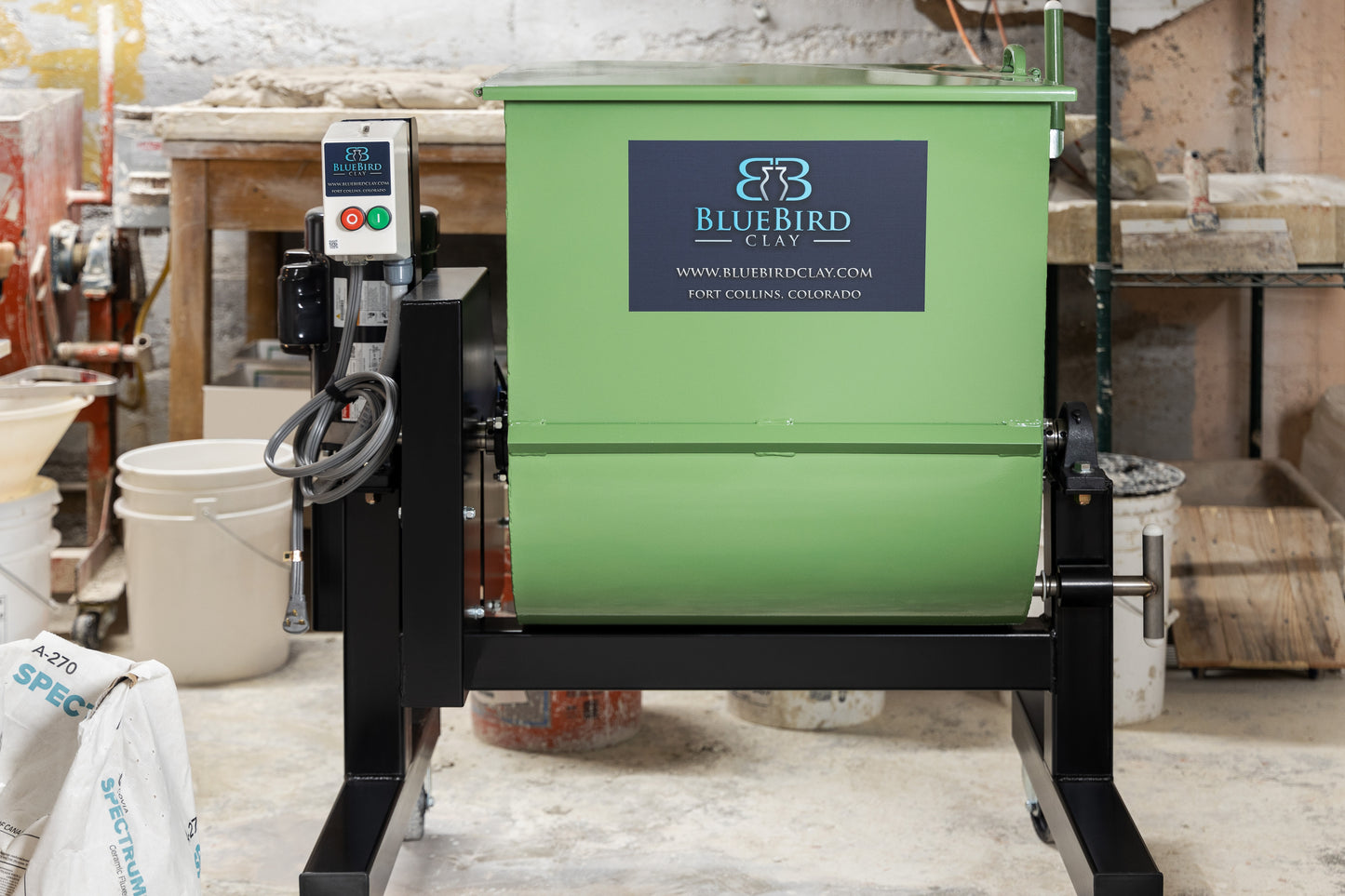 24SD - 250 lb Clay Mixer