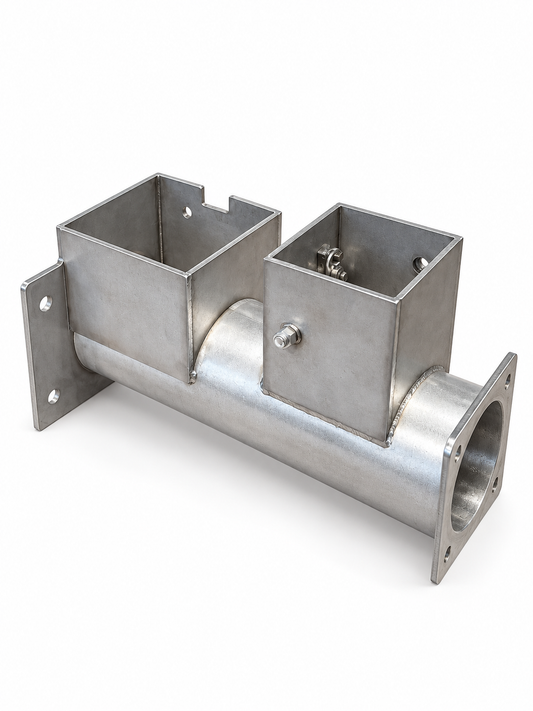 Barrel with Vacuum Chamber Attached for 440 Pugmill