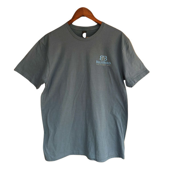 Men's Blue Short Sleeve Shirt