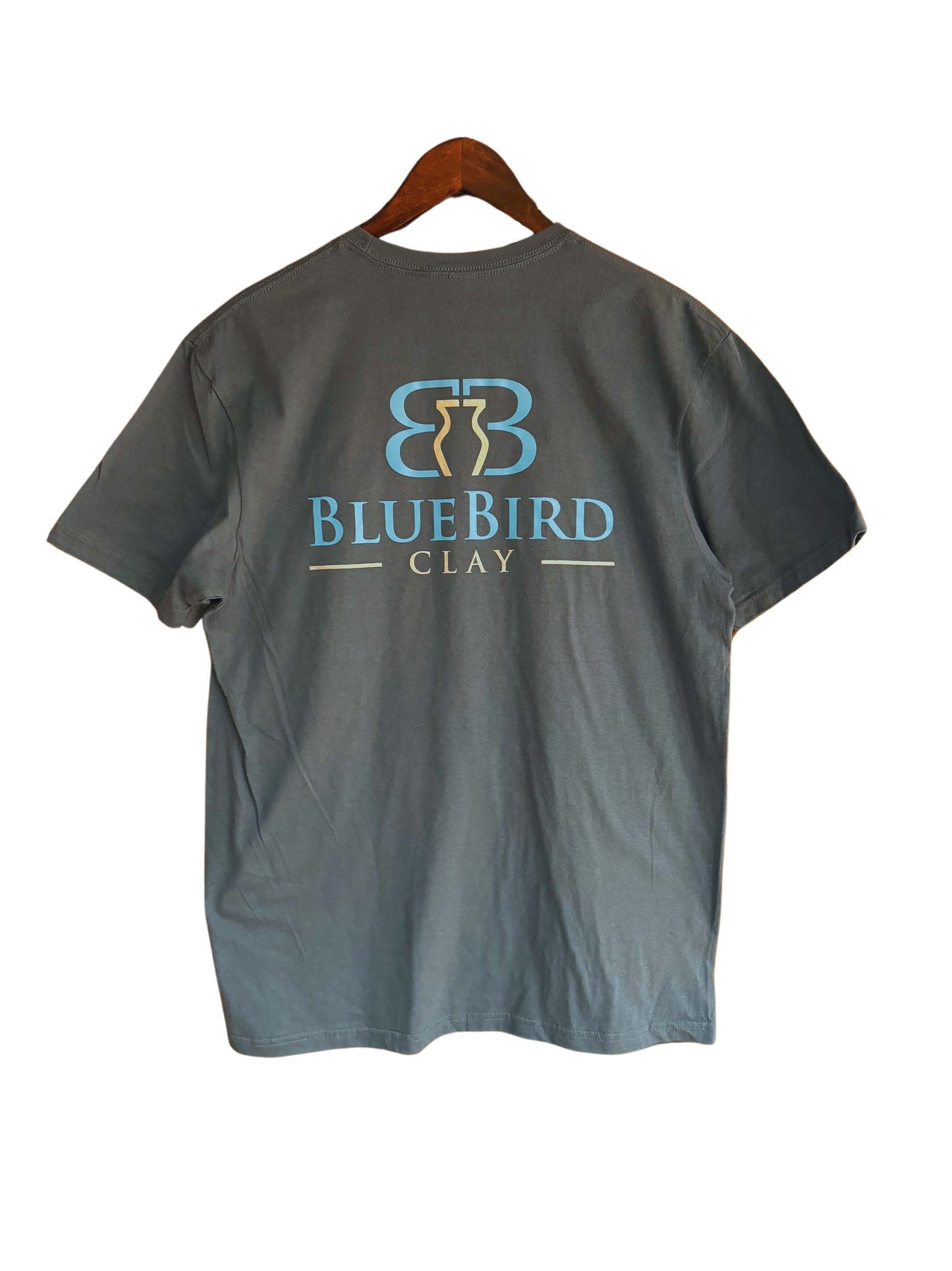 Men's Blue Short Sleeve Shirt